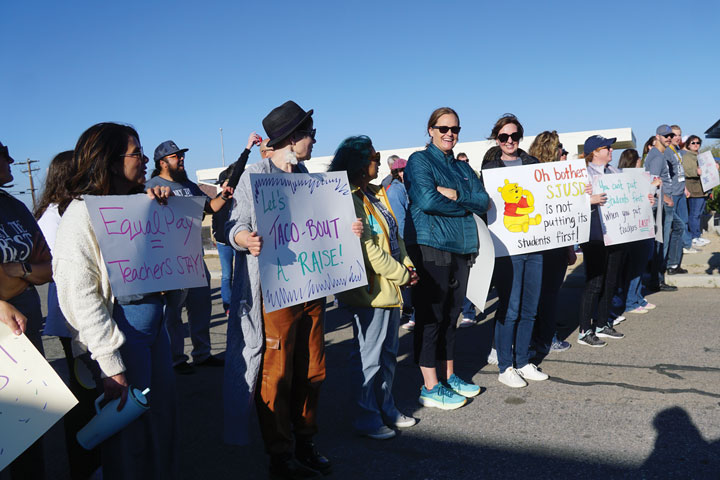 Snowline Employees are waiting for board members to arrive at the Snowline Board meeting.