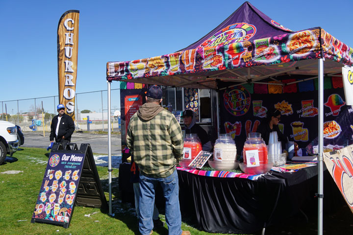 One of many booths available for attendees to enjoy.