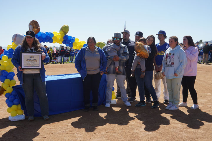 Patty Wanco and her family are being honored as Hometown Heroes for 20 years of Sunset Community Little League service.