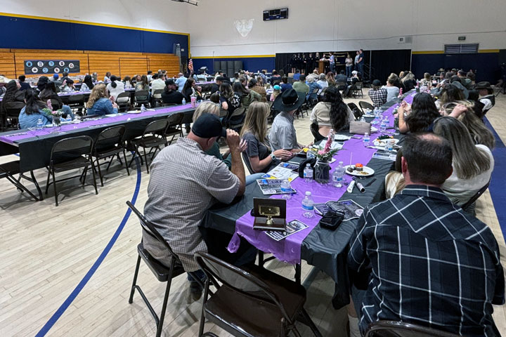 It was nearly a packed house at the 40th annual Serrano FFA Banquet.