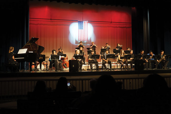 Late Nite Snake Bite Jazz Band takes the stage at the