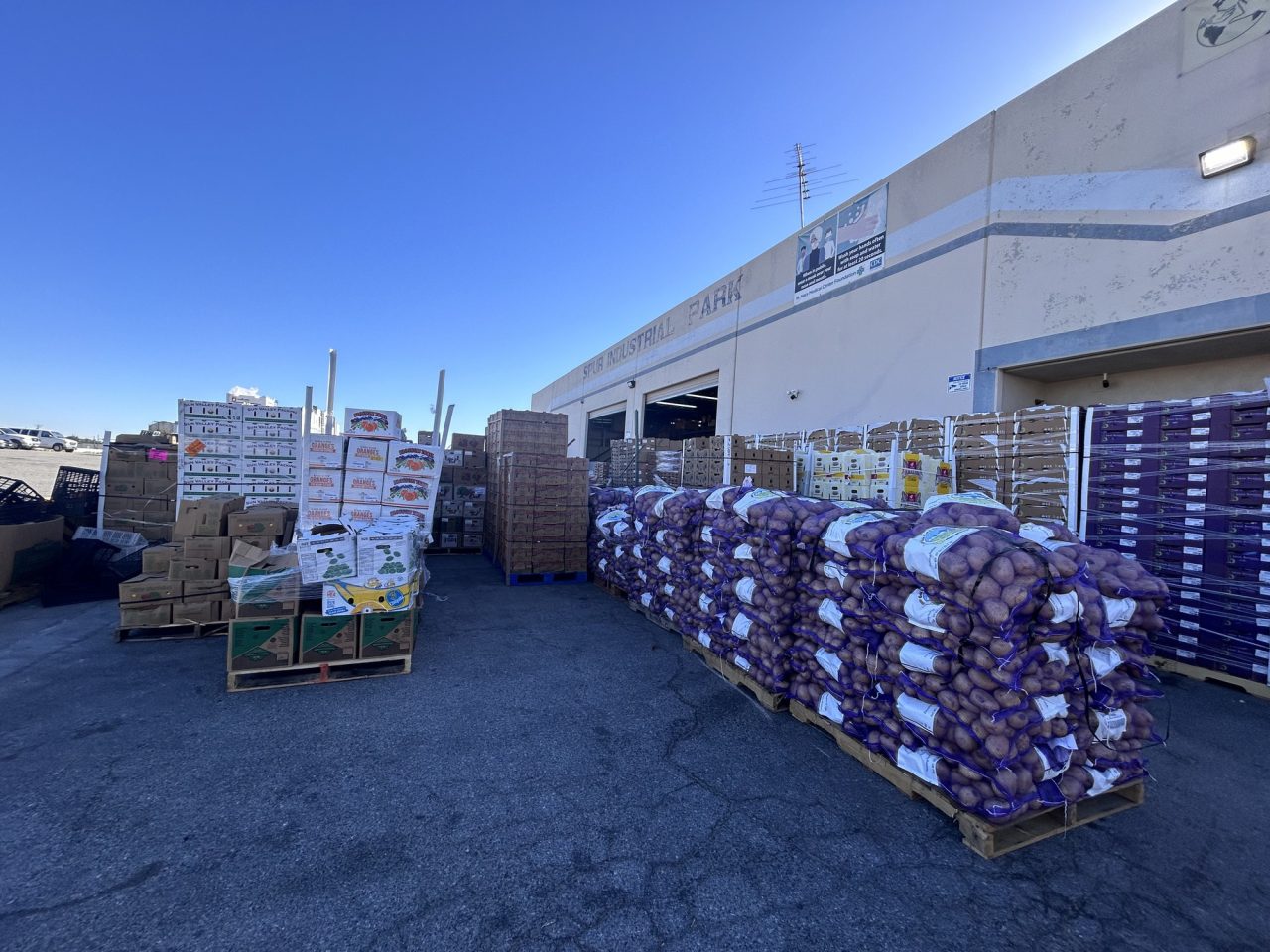 On Saturdays there is an Open Market Food Distribution that is open to the community from 9 a.m. to 12 p.m