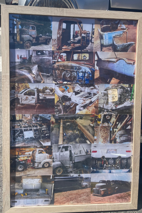 The complete transformation took 7 years and Tim has meticulously documented the whole process with a photo collage