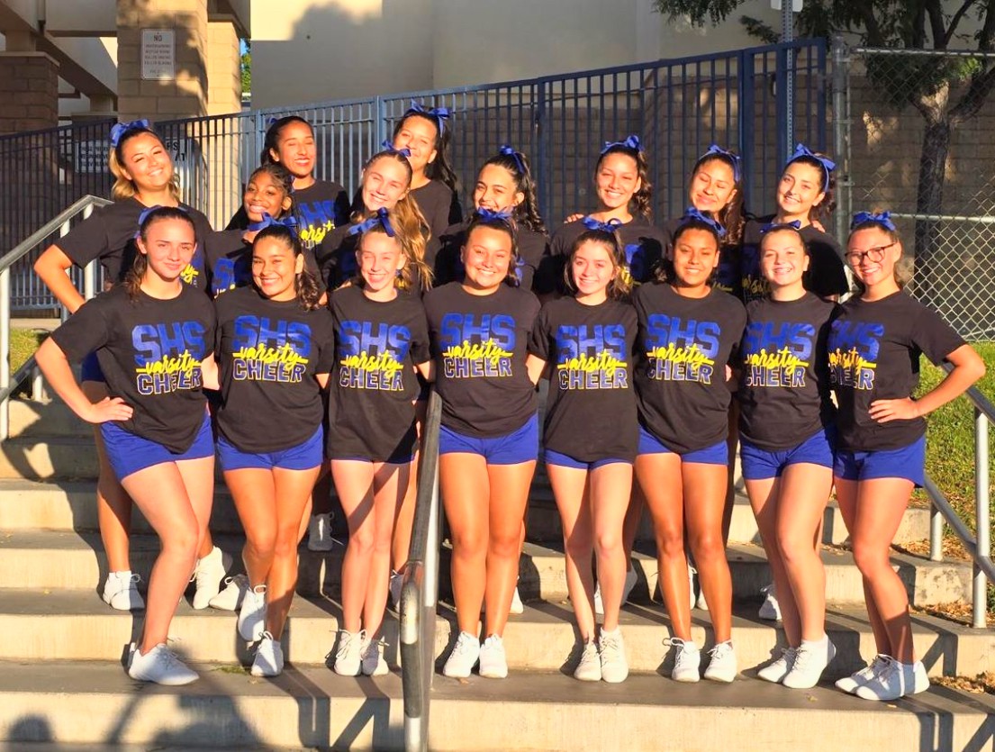 Serrano’s varsity and junior varsity cheerleading teams set off for camp over the summer.