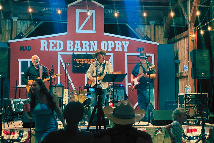 The main act, Winslow from nearby Apple Valley, closed out the 2024 Red Barn Opry