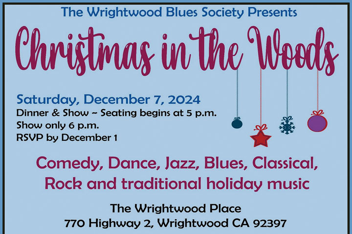 This year’s Christmas Variety Show lineup includes beloved Wrightwood talents and a special Wall of Fame induction in honor of founding member Terry Bottorff.