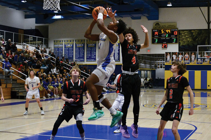 February: Boy Basketball goes to 2nd Round CIF playoffs. Senior Jhasi Edgerson, four year team member was praised by Coach Jon Beck for being the true leader of the team, coaching his teammates on and off the court.