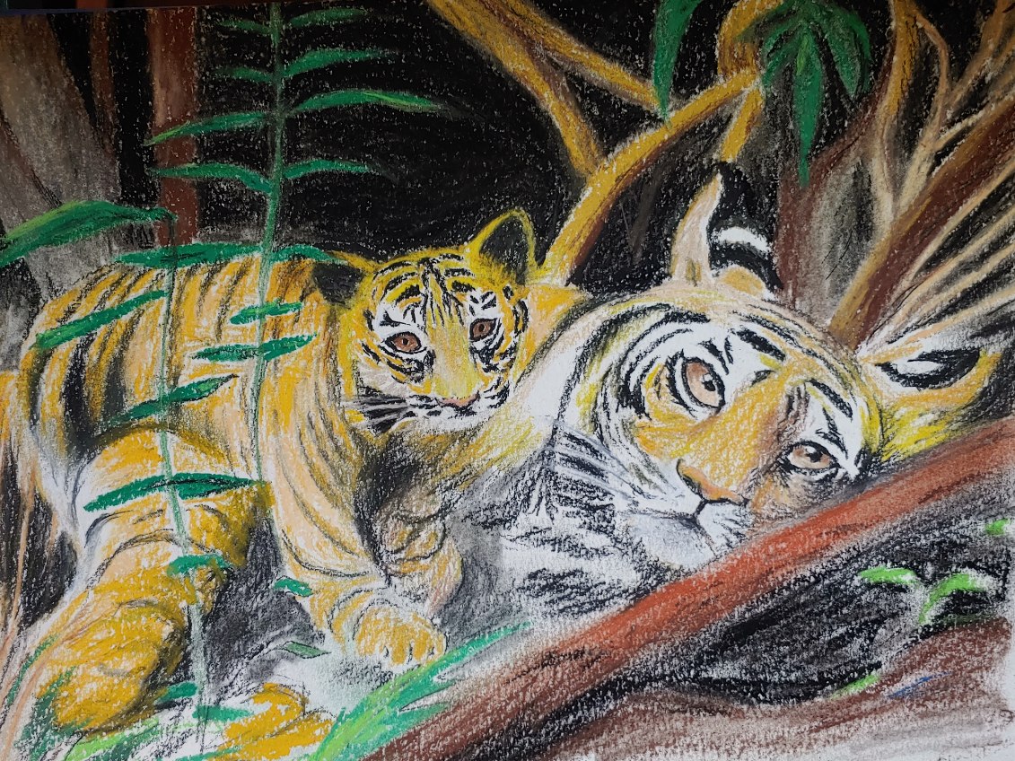 Visit the Wrightwood Community Arts Center & Gallery at 6045 Park Dr. in Wrightwood where Carol's art will be on display and available for purchase until February 23rd. (Art by Carol Mailander)