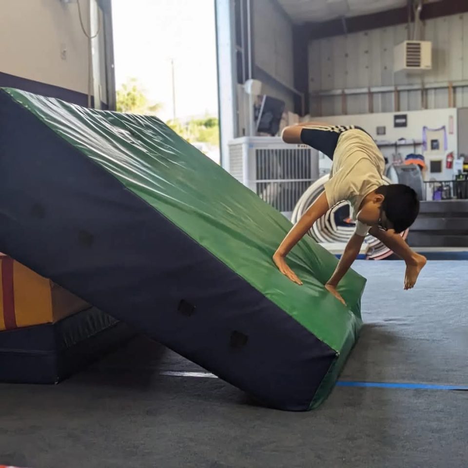 Jr. Ninja in action.