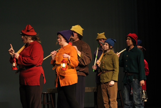 Behind the Scenes Dress Rehearsal. The Seven Dwarfs.