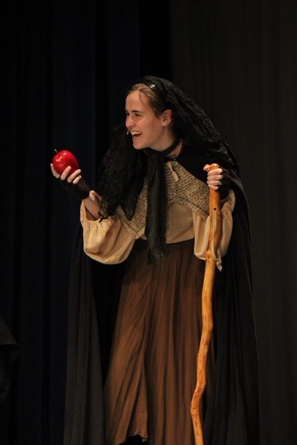 Behind the Scenes Dress Rehearsal. Rowan Cannaday as The Crone