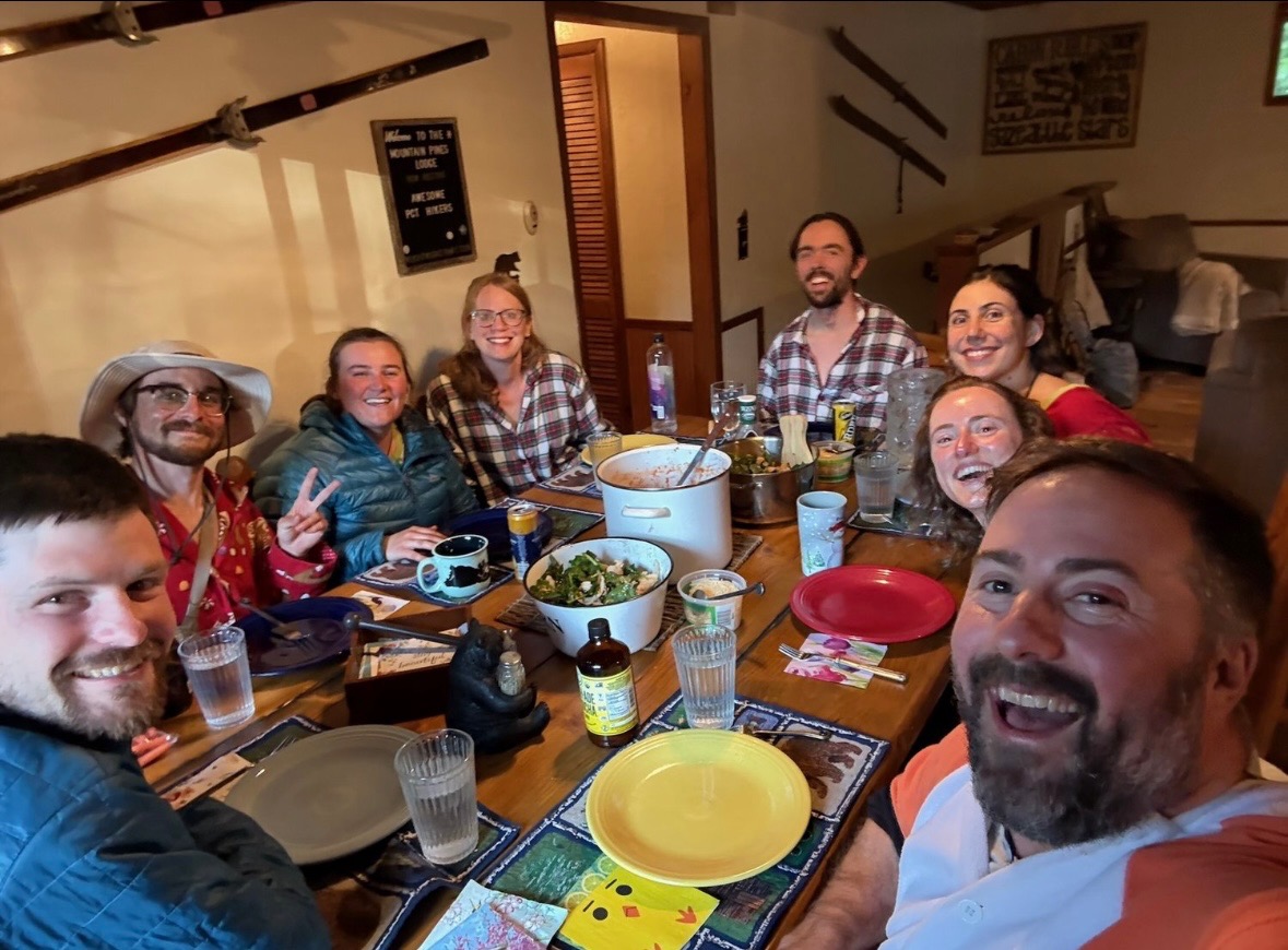 Wrightwood Getaway cabins offers complementary pajamas to PCT hikers during their stay. (Photo by Arlene Corte)