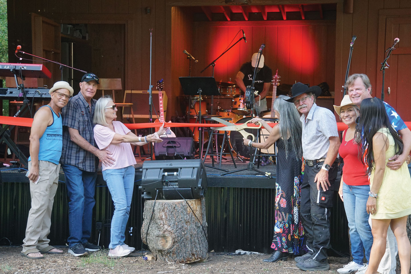 More that just a ribbon cutting: This day and Natalie's Park signifies a major achievement  for the Blues Society and, for Mark Stoddard and his wife Marie, perhaps some closure for a personal tragedy.