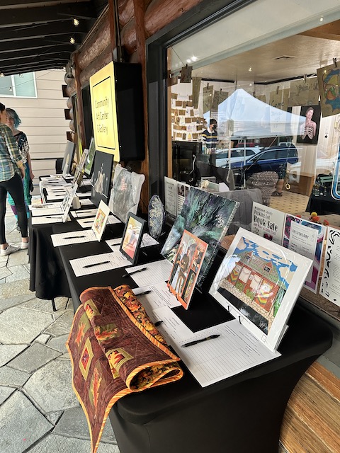 Don't miss the silent auction for a chance to take home an original piece artwork. (photo by Wrightood Arts Center)