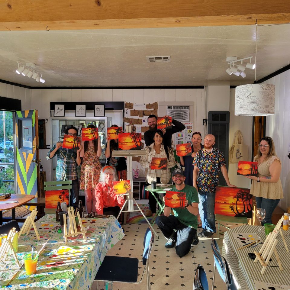 Always a good time at the adult paint nights!