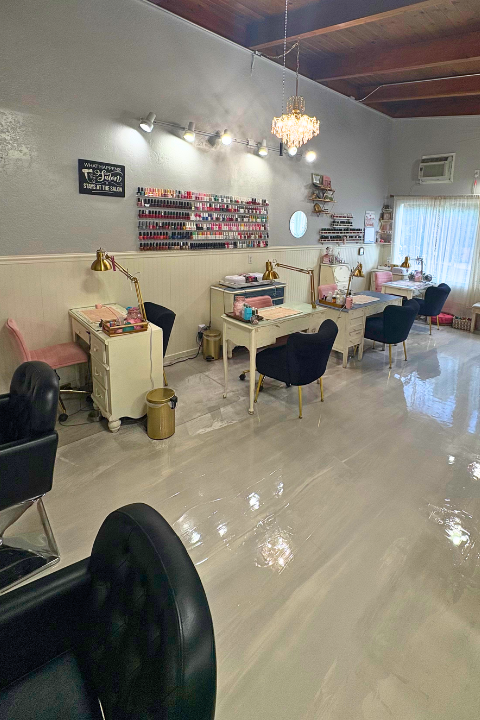 After the remodel, the space is brighter and more modern. (Photo by Hair in the Woods)