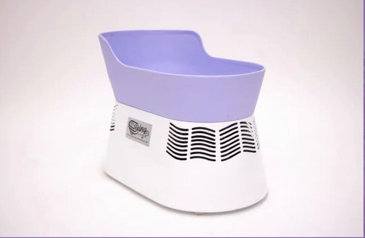 The caring cradle gently cools the baby’s body for families suffering from infant loss. (Photo by caringcradle.com)