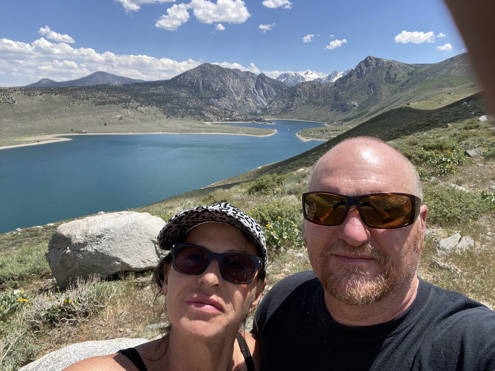 Enjoying a day off, Ben Smith and Janice Quick travel to enjoy nature's beauty. (photo by Janice Quick)