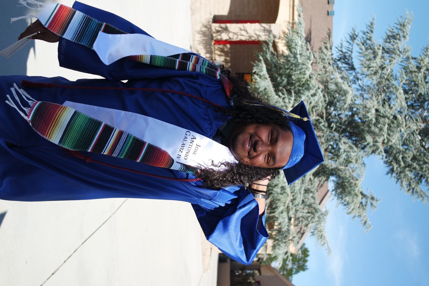 Here is Joey Galaviz, a local resident of Wrightwood and a graduate of SHS