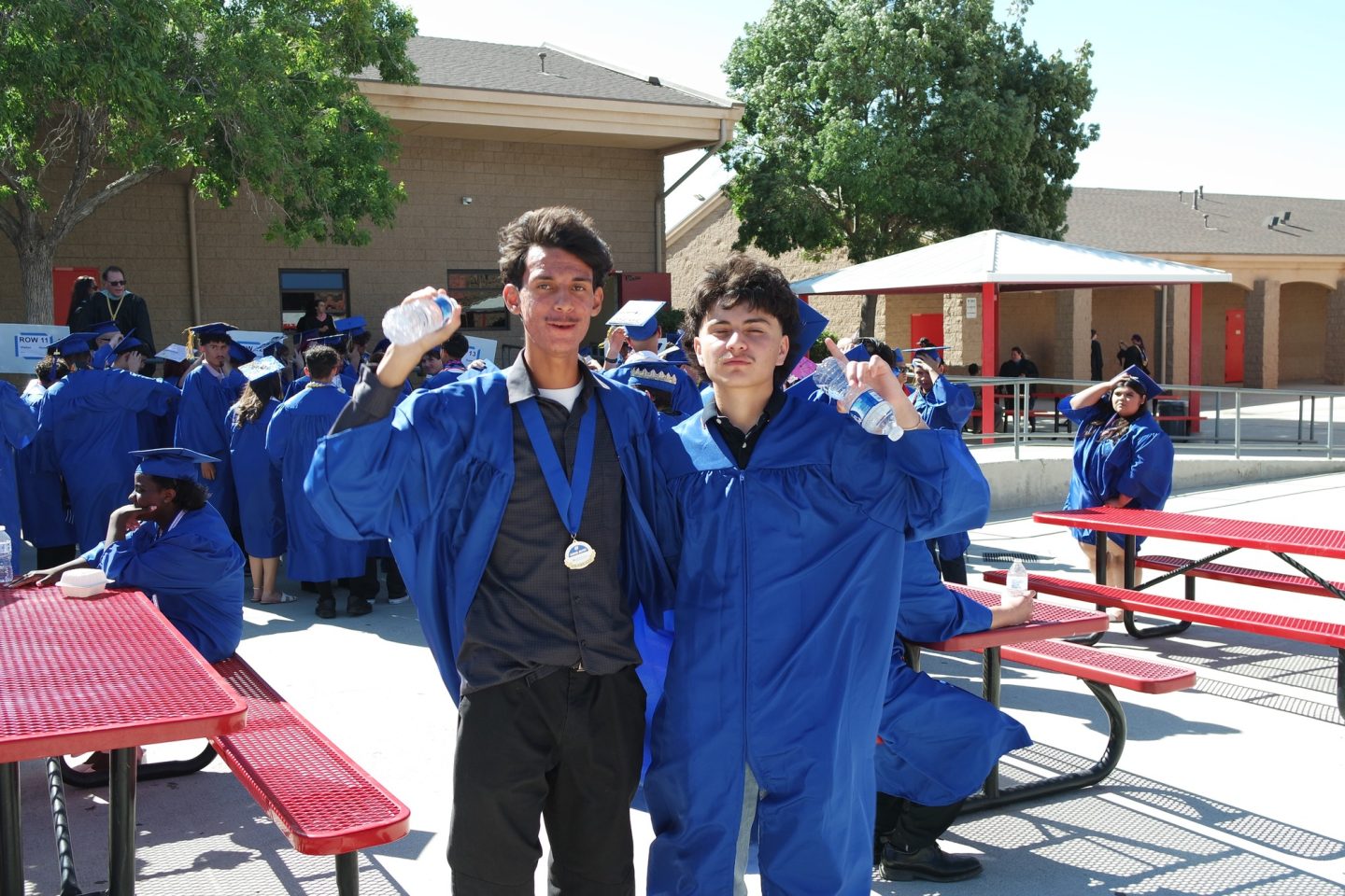Stephen Salazar is excited to receive his diploma after all his hard work.