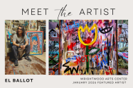 Local Wrightwood artist El Ballot will have a featured exhibit at the Wrightwood Arts Center for the month of January. (Photos by: El Ballot)